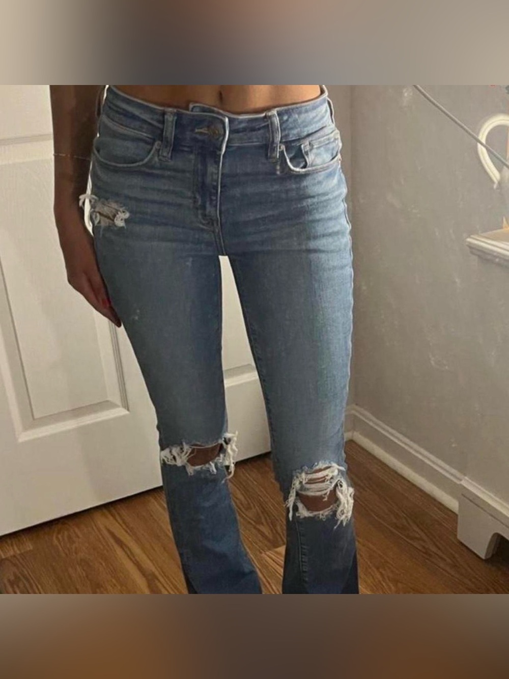 American Eagle Outfitters blue jeans